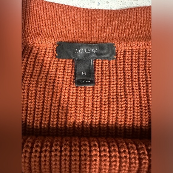 J. Crew Off-Shoulder Rust Sweater - Picture 5 of 6